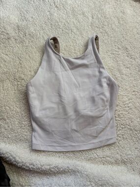 lululemon white align high neck tank top